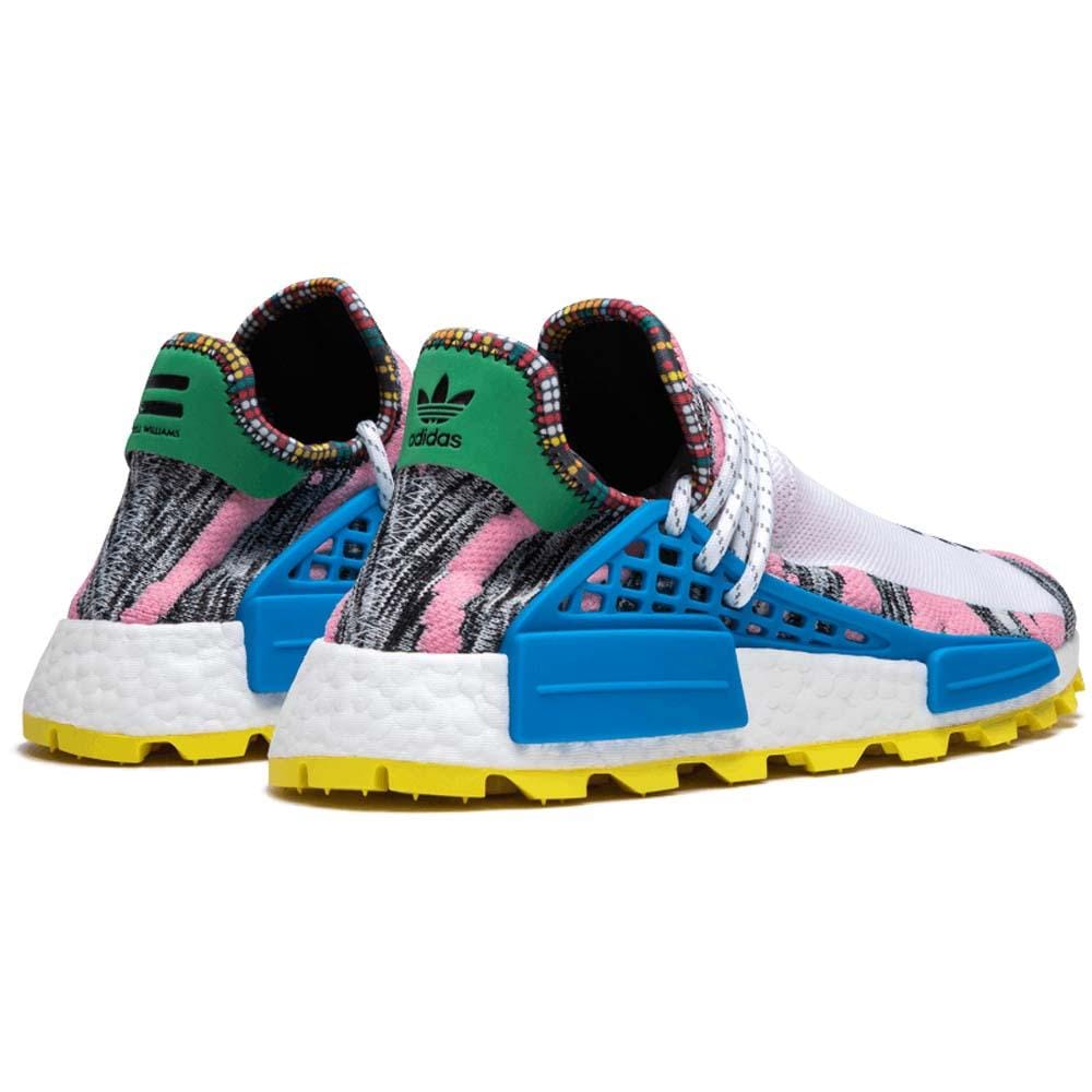 Pharrell x adidas Afro NMD Hu Pack Red Multi — UK 3.5 | EU 36 | US 4 — Back View