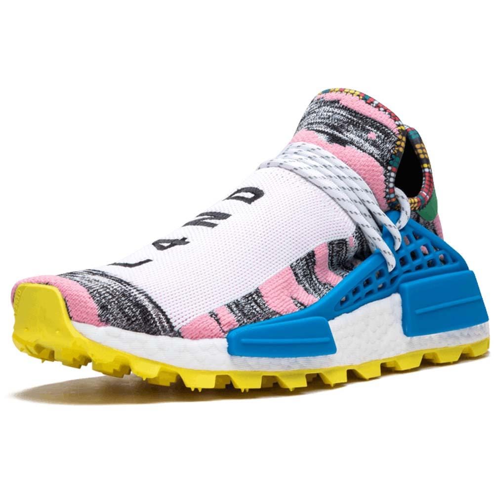 Pharrell x adidas Afro NMD Hu Pack Red Multi — UK 3.5 | EU 36 | US 4 — Top View