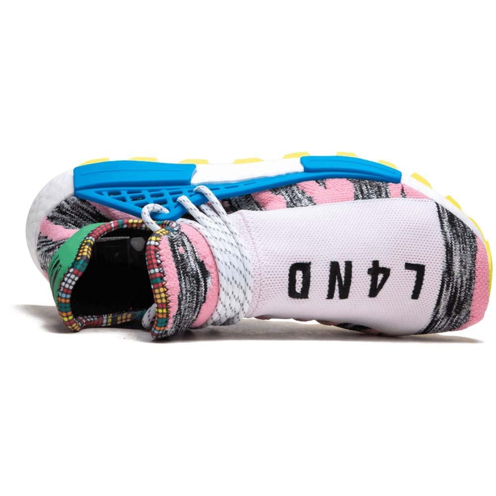 Pharrell x adidas Afro NMD Hu Pack Red Multi — UK 3.5 | EU 36 | US 4 — Lifestyle View