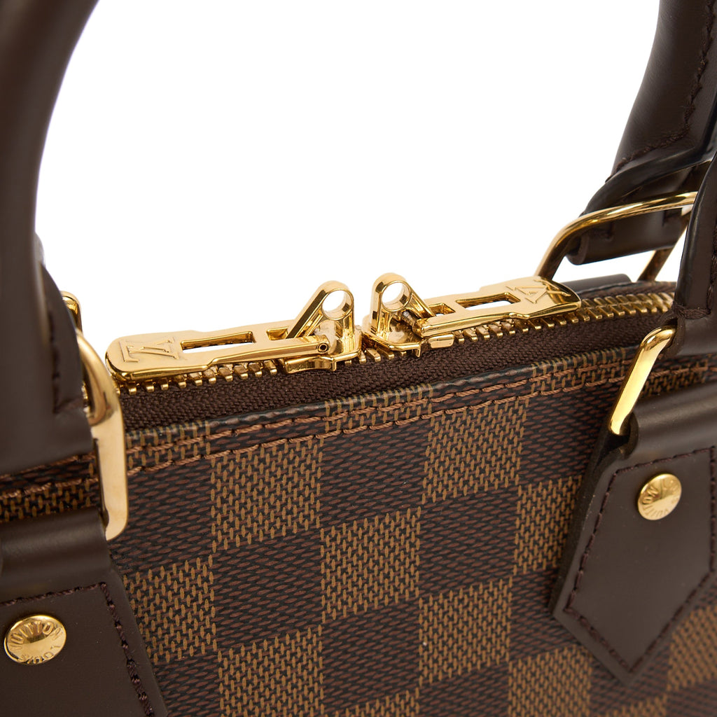 Louis Vuitton Cross Body Alma BB in Damier Ebene, Canvas — Alternate View 8