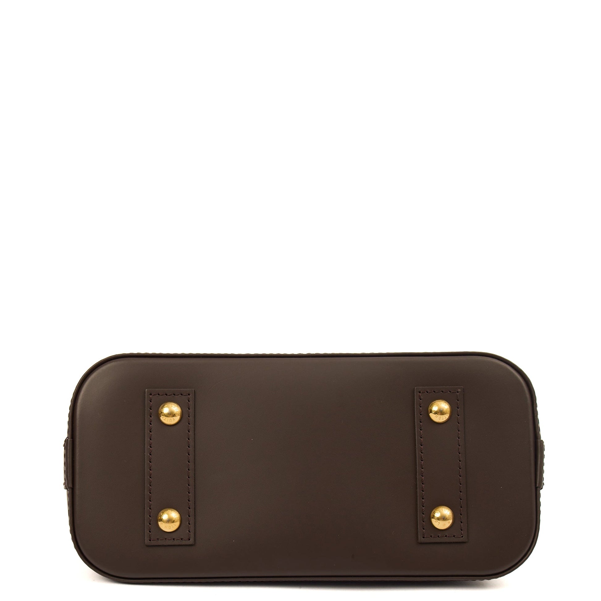 Louis Vuitton Cross Body Alma BB in Damier Ebene, Canvas — Lifestyle View