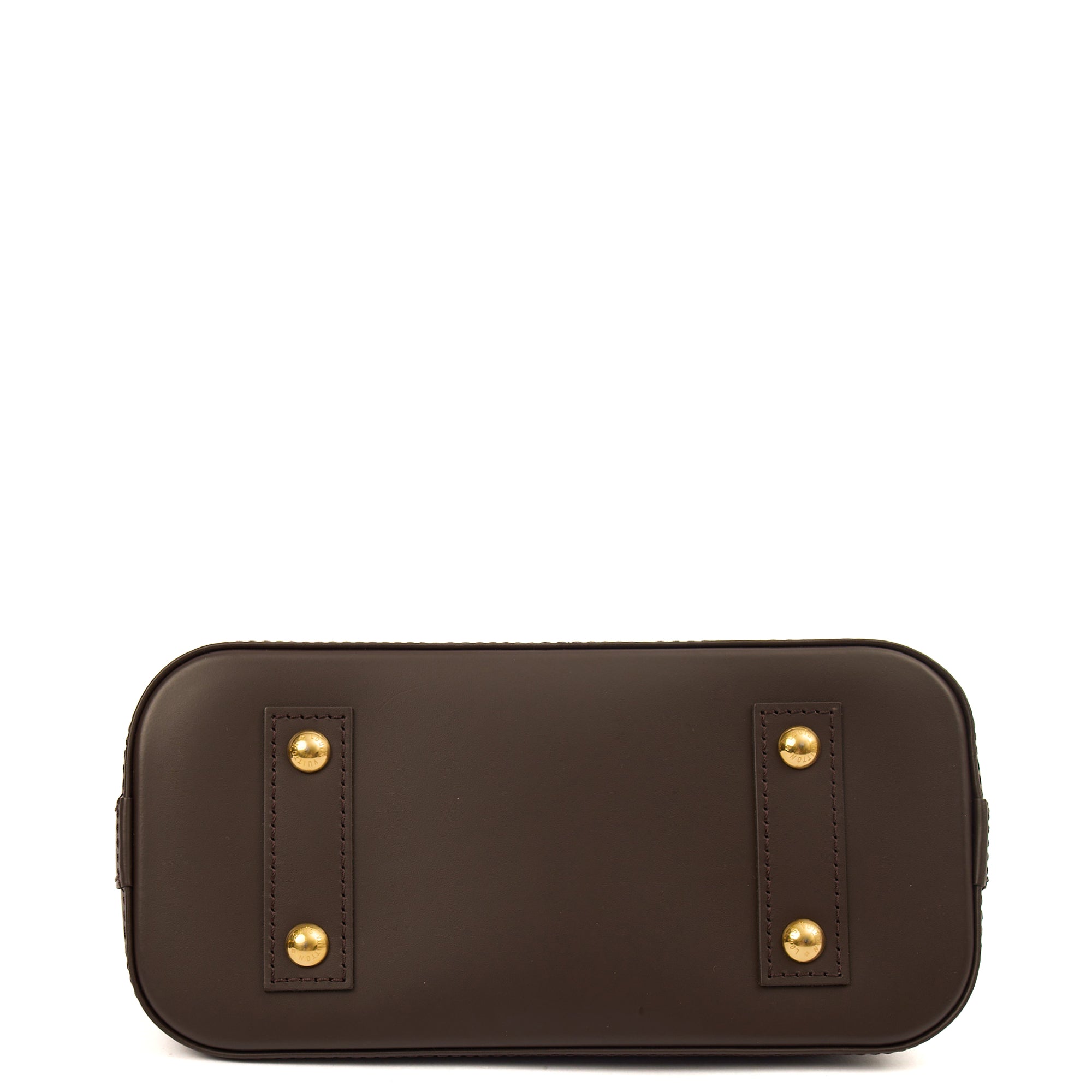 Louis Vuitton Cross Body Alma BB in Damier Ebene, Canvas — Lifestyle View