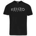 Kenzo Paris Logo Print T-Shirt "Black" — XXS — Front View
