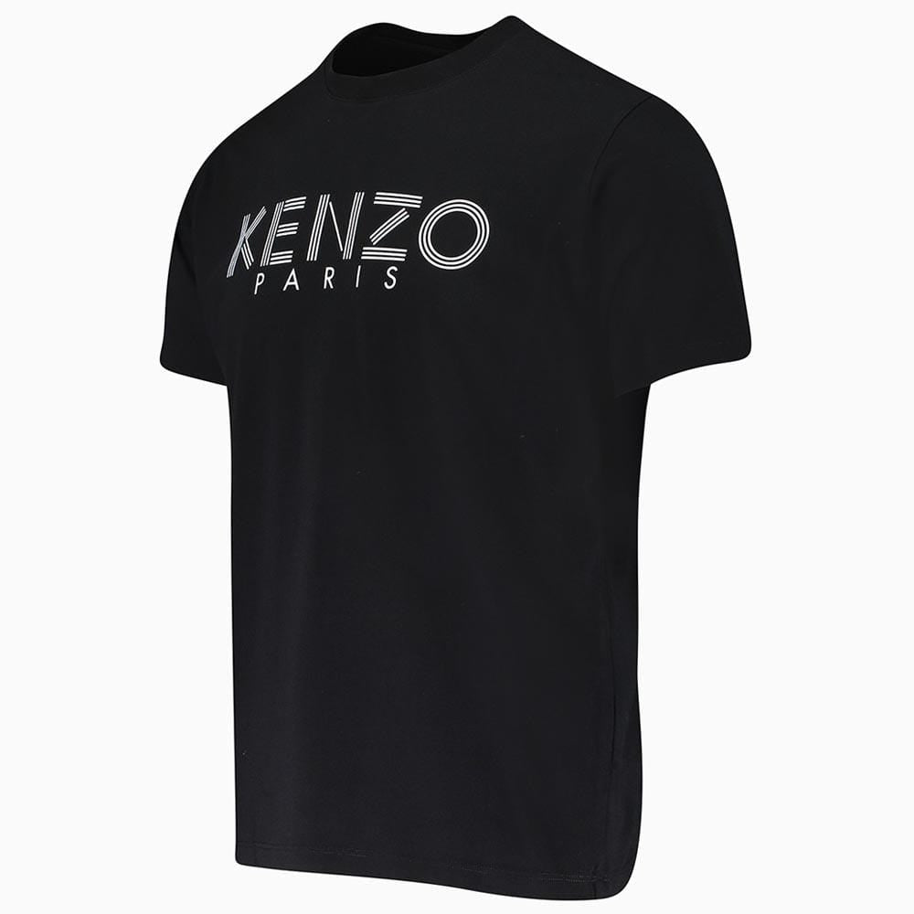 Kenzo Paris Logo Print T-Shirt "Black" — XXS — Side View