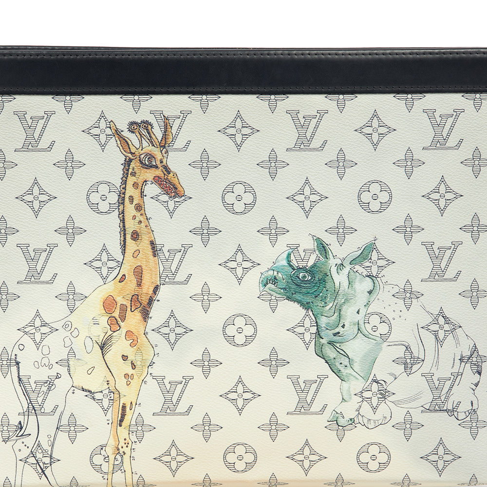Louis Vuitton Savane Pochette Voyage MM in Multi, Leather — Alternate View 18