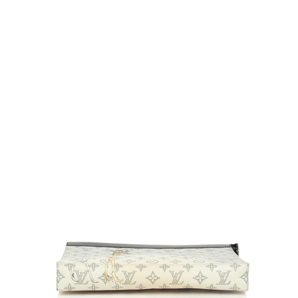 Louis Vuitton Savane Pochette Voyage MM in Multi, Leather — Alternate View 29