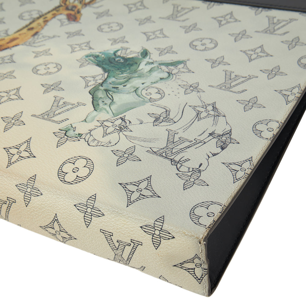 Louis Vuitton Savane Pochette Voyage MM in Multi, Leather — Alternate View 23