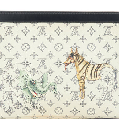Louis Vuitton Savane Pochette Voyage MM in Multi, Leather — Alternate View 9
