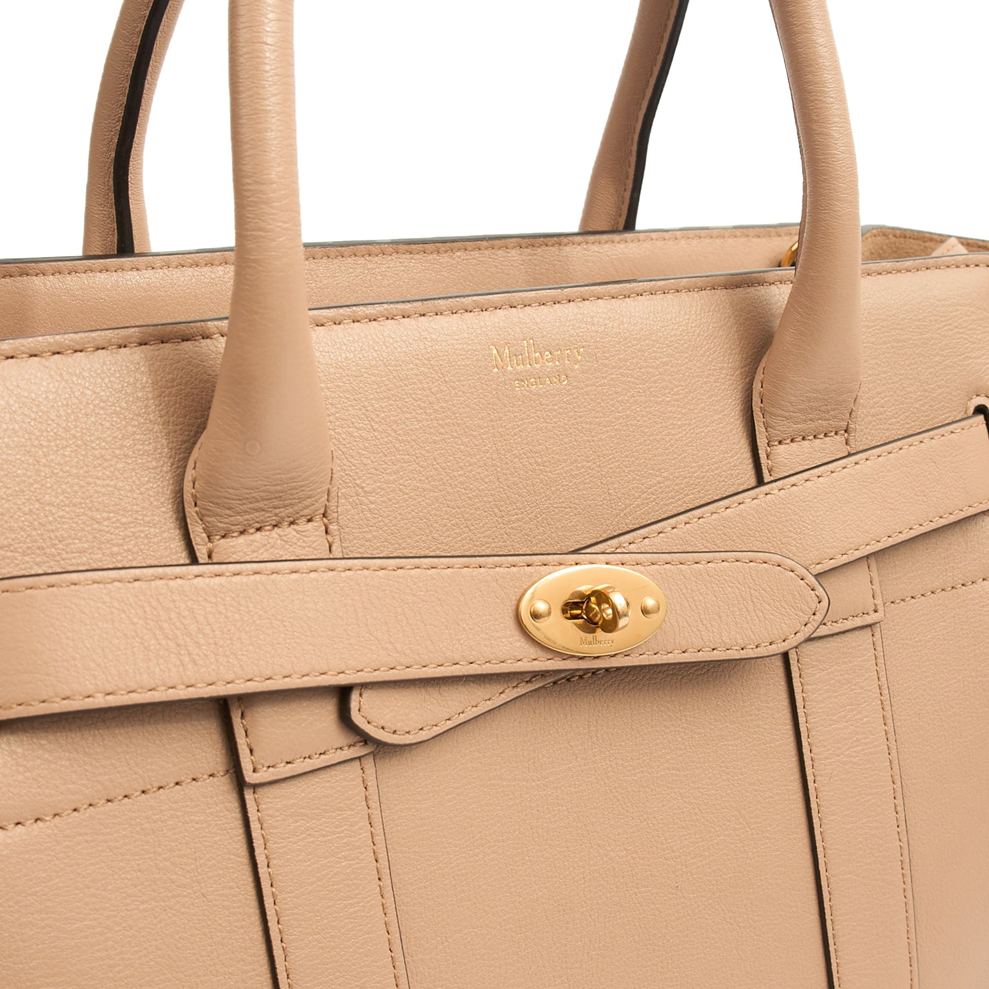 Mulberry Top Handle Zipped Bayswater in Rose Water, Leather — Alternate View 18