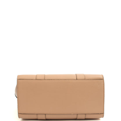 Mulberry Top Handle Zipped Bayswater in Rose Water, Leather — Top View