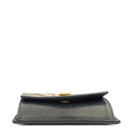 Mulberry Card Holder Wallet in Black M Jacquard, Calfskin Leather — Alternate View 18