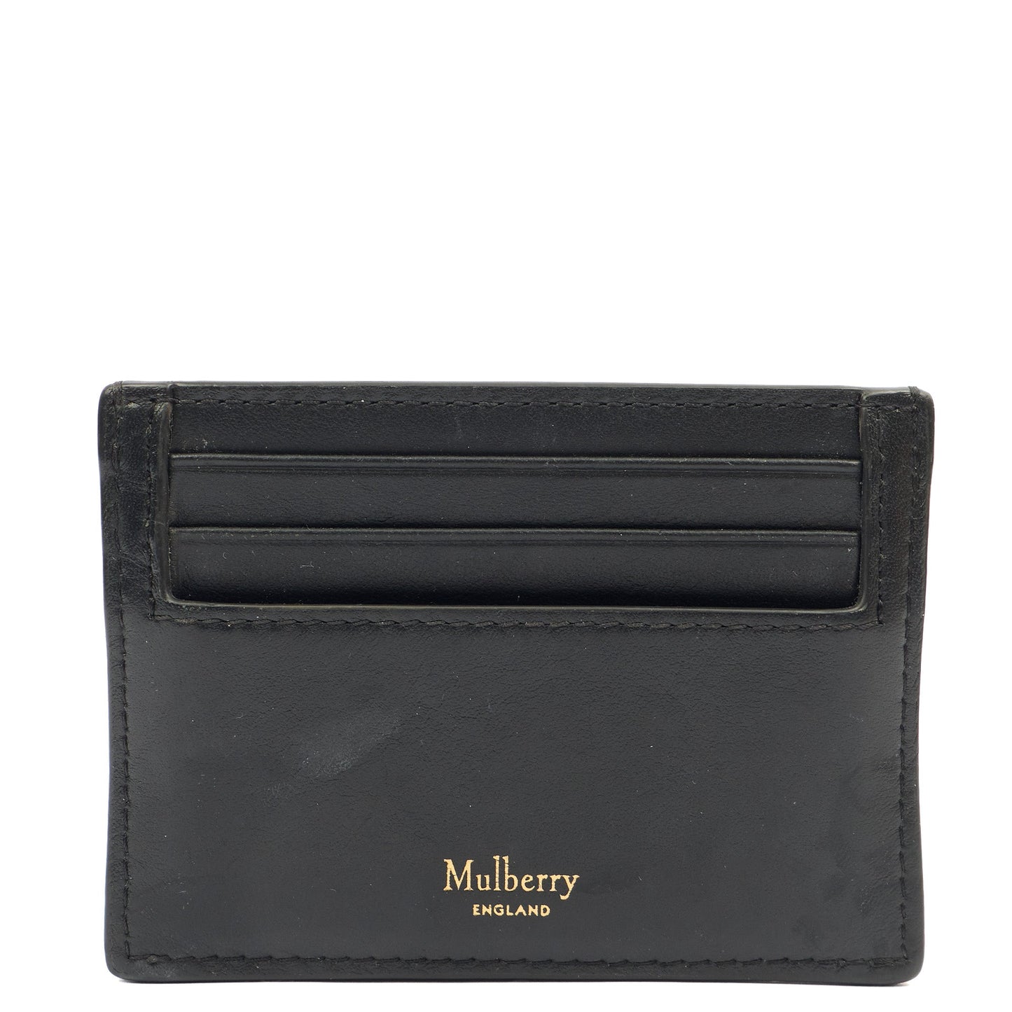 Mulberry Card Holder Wallet in Black M Jacquard, Calfskin Leather — Alternate View 10