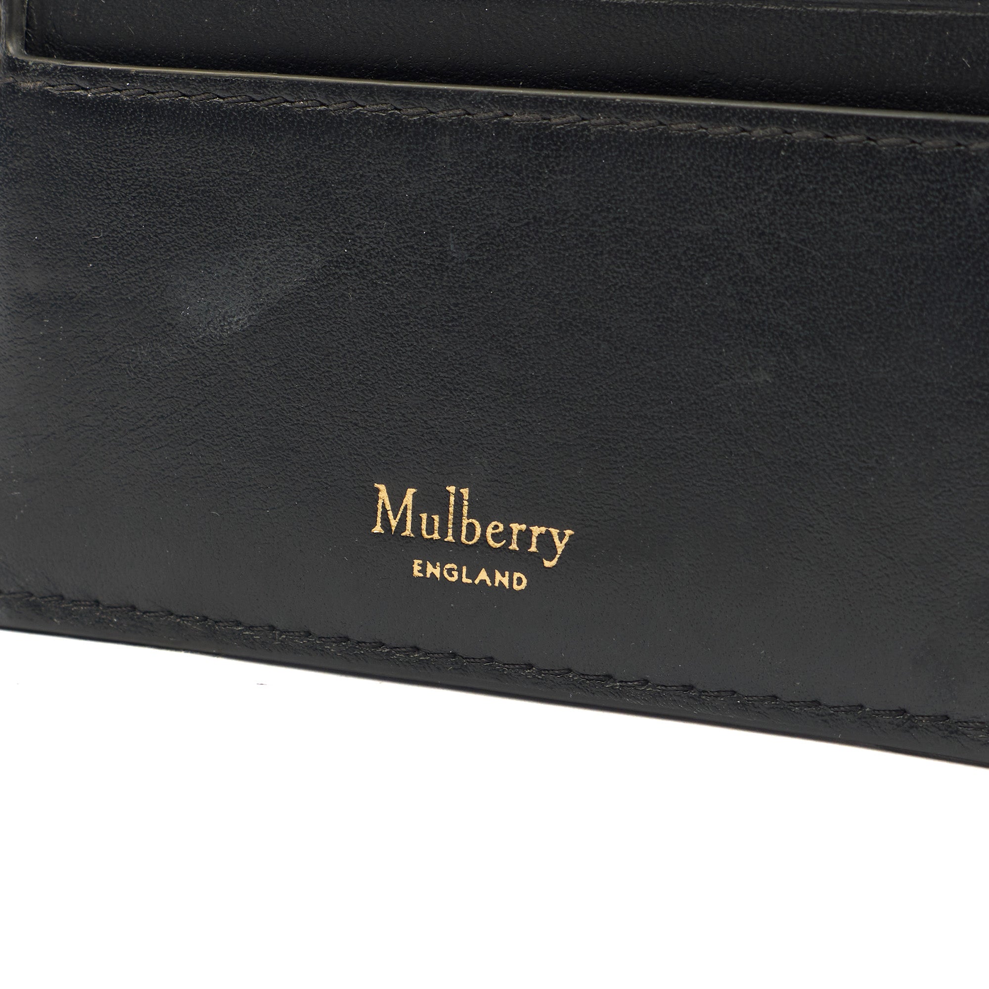 Mulberry Card Holder Wallet in Black M Jacquard, Calfskin Leather — Alternate View 19