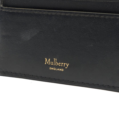 Mulberry Card Holder Wallet in Black M Jacquard, Calfskin Leather — Alternate View 19