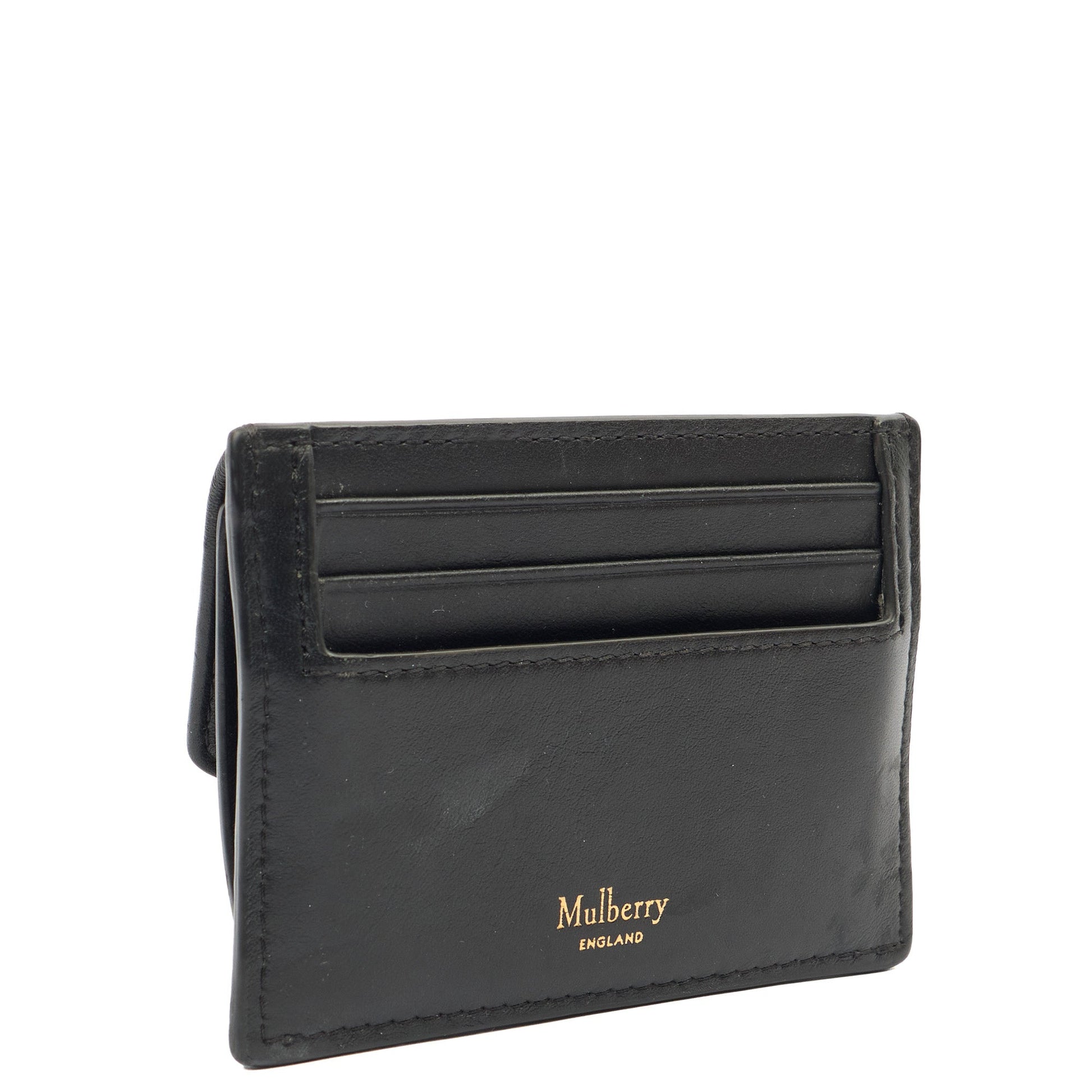 Mulberry Card Holder Wallet in Black M Jacquard, Calfskin Leather — Alternate View 16