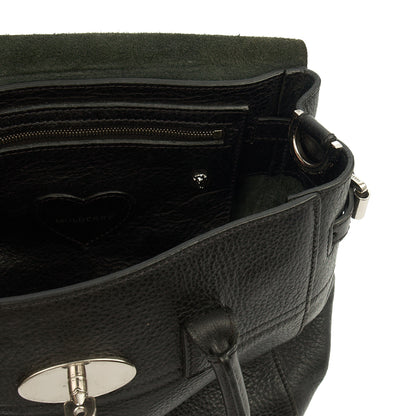 Mulberry Cross Body Cara Delevingne Backpack in Black, Calfskin Leather — Detail View