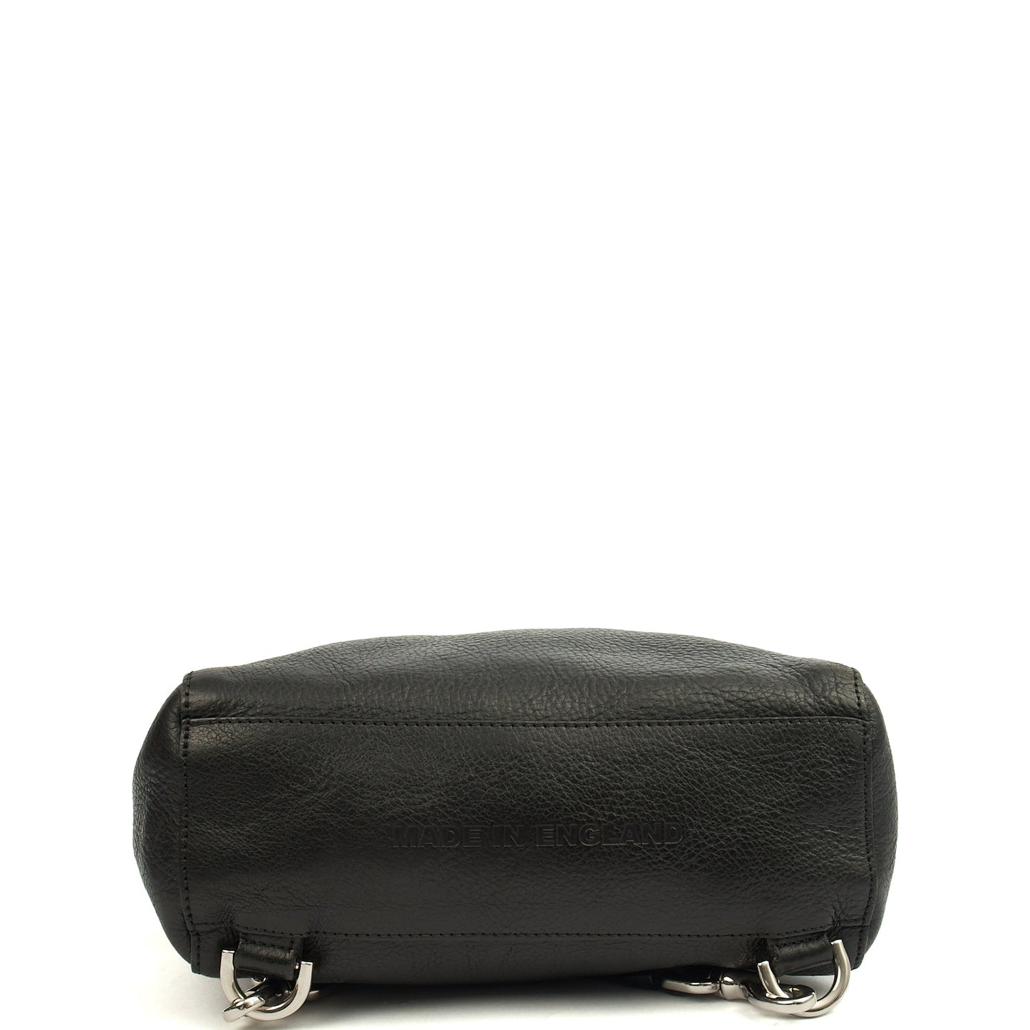 Mulberry Cross Body Cara Delevingne Backpack in Black, Calfskin Leather — Top View