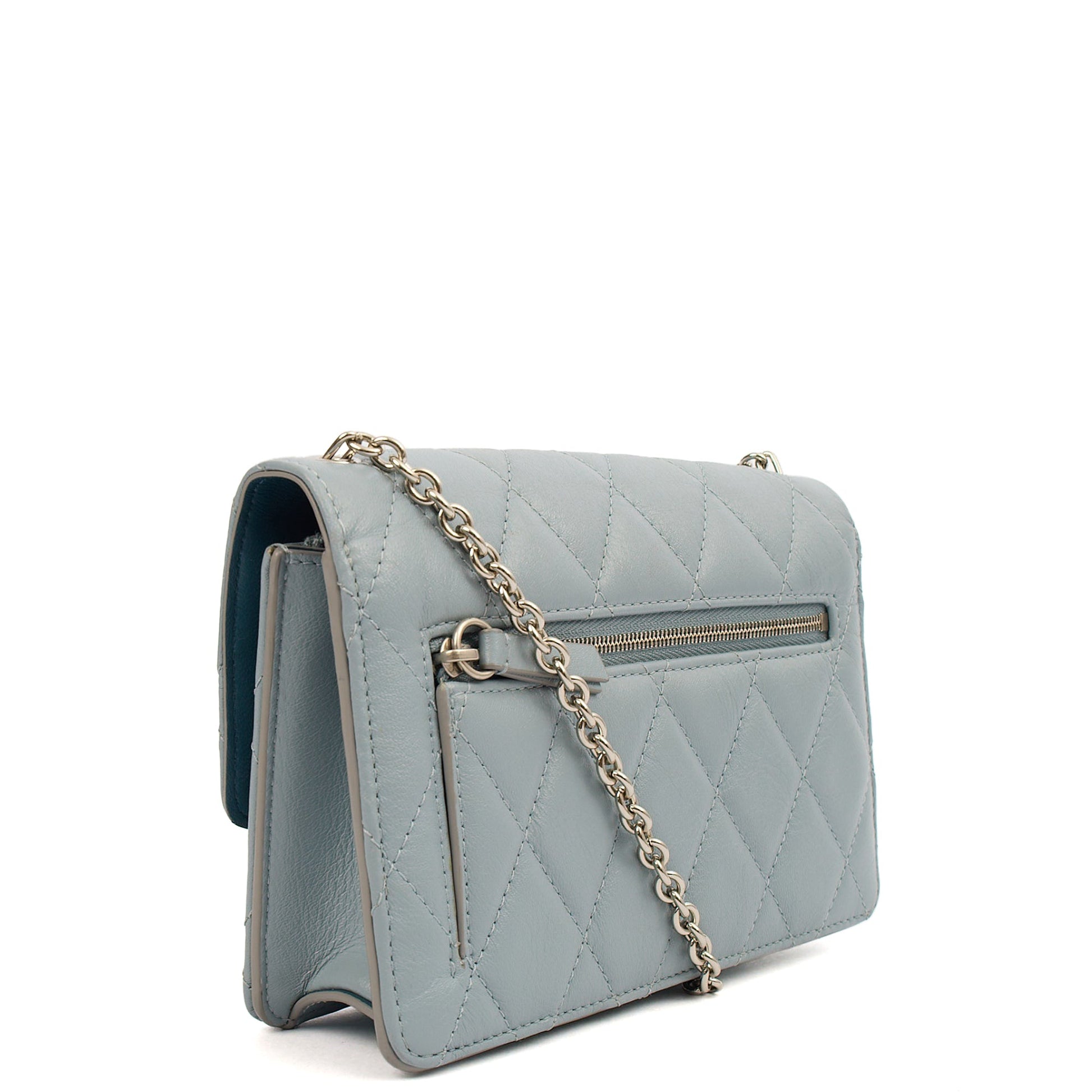 Mulberry Cross Body Darley Shoulder Bag  in Cloud, Leather — Back View