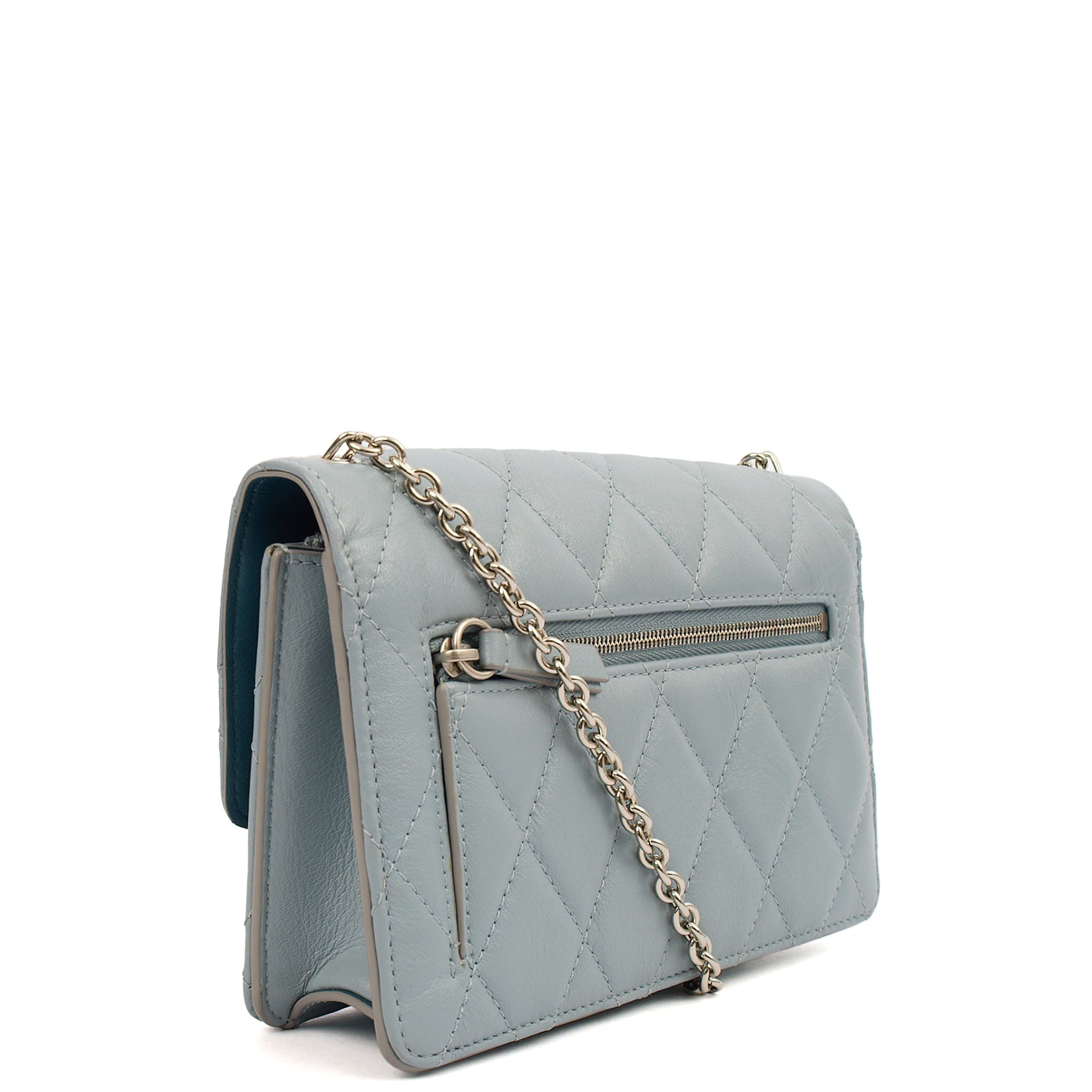 Mulberry Cross Body Darley Shoulder Bag  in Cloud, Leather — Back View