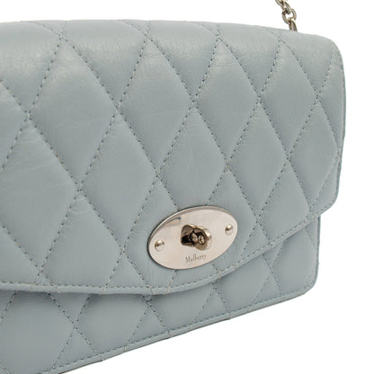 Mulberry Cross Body Darley Shoulder Bag  in Cloud, Leather — Side View