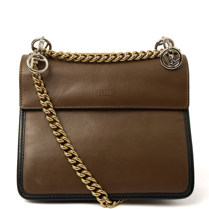 Fendi Shoulder Bag Kan I - Small in Brown, Leather — Detail View