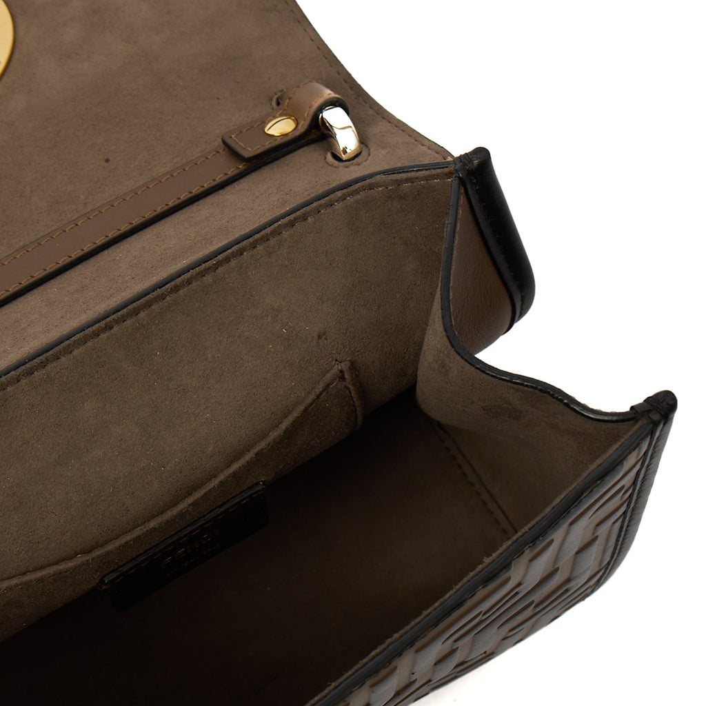 Fendi Shoulder Bag Kan I - Small in Brown, Leather — Alternate View 10