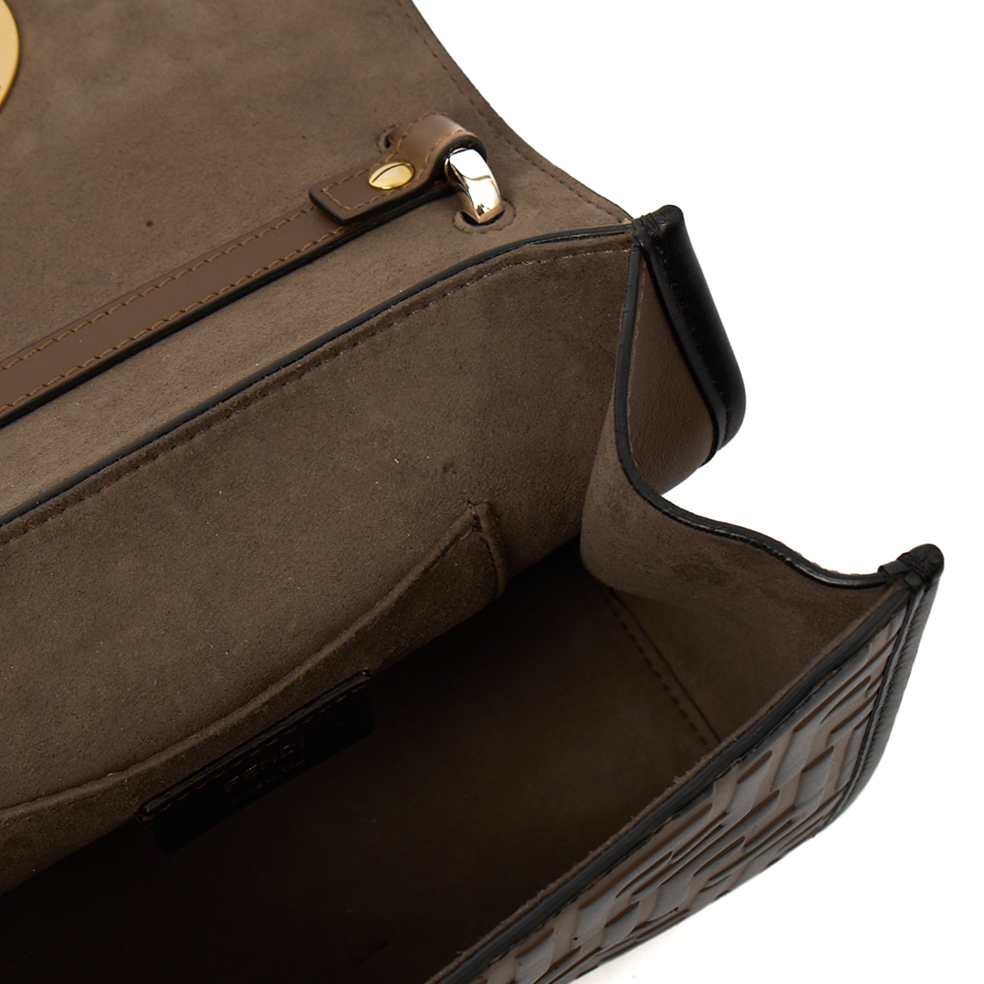 Fendi Shoulder Bag Kan I - Small in Brown, Leather — Alternate View 10