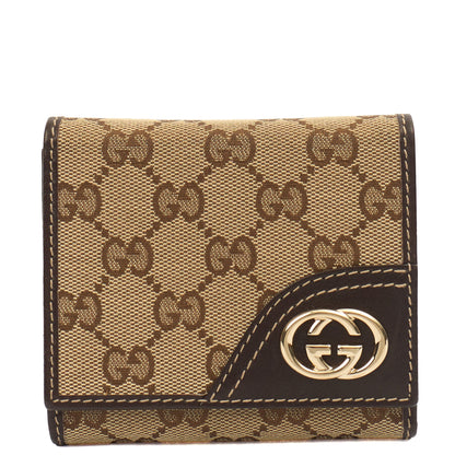 Gucci Wallet Wallet in GG Supreme, Fabric — Front View