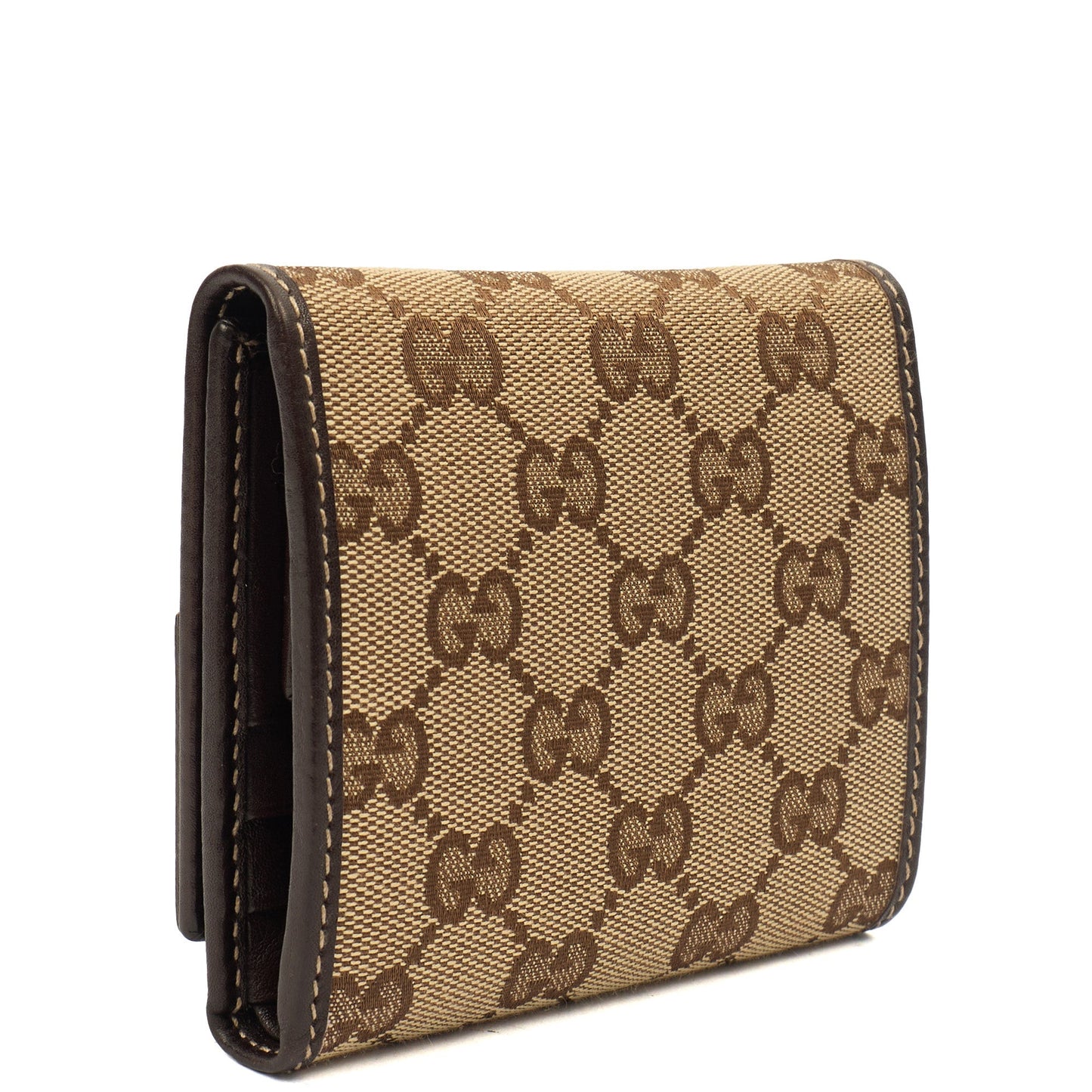 Gucci Wallet Wallet in GG Supreme, Fabric — Back View