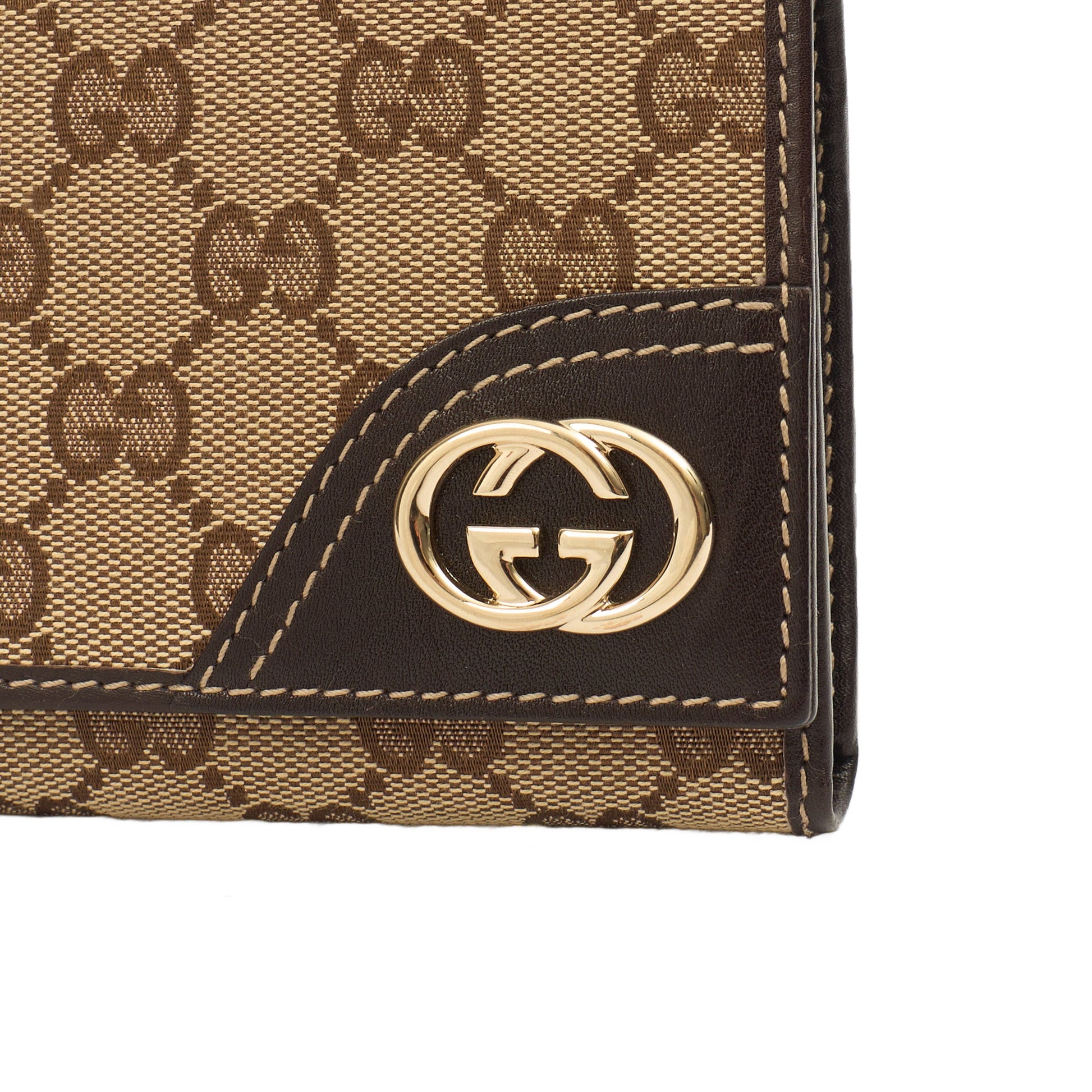 Gucci Wallet Wallet in GG Supreme, Fabric — Lifestyle View