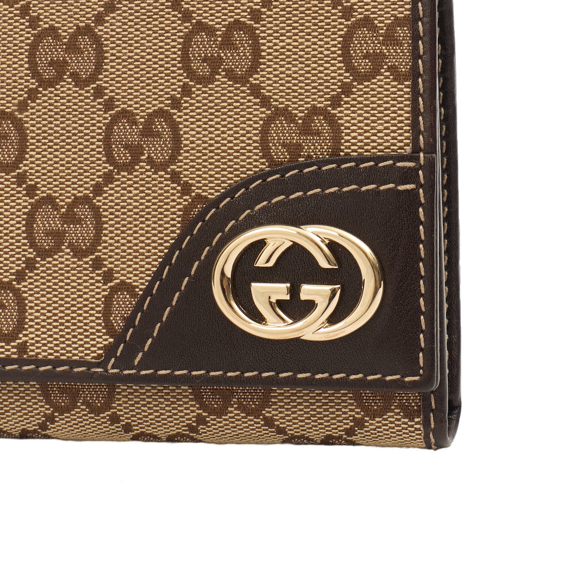 Gucci Wallet Wallet in GG Supreme, Fabric — Lifestyle View