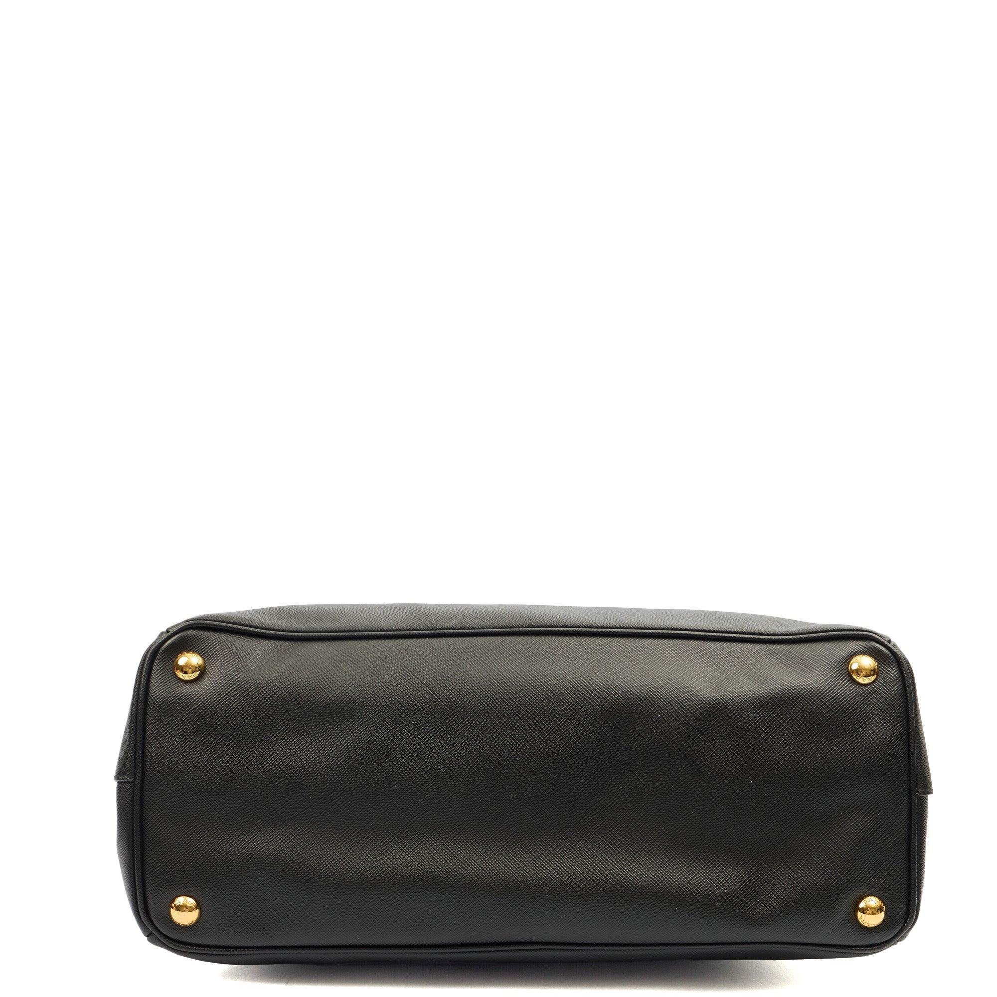 Prada Tote Galleria - Medium Double Zip Tote in Black, Saffiano Leather — Alternate View 10