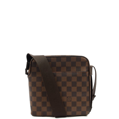 Louis Vuitton Cross Body Olaf in Damier, Canvas — Front View
