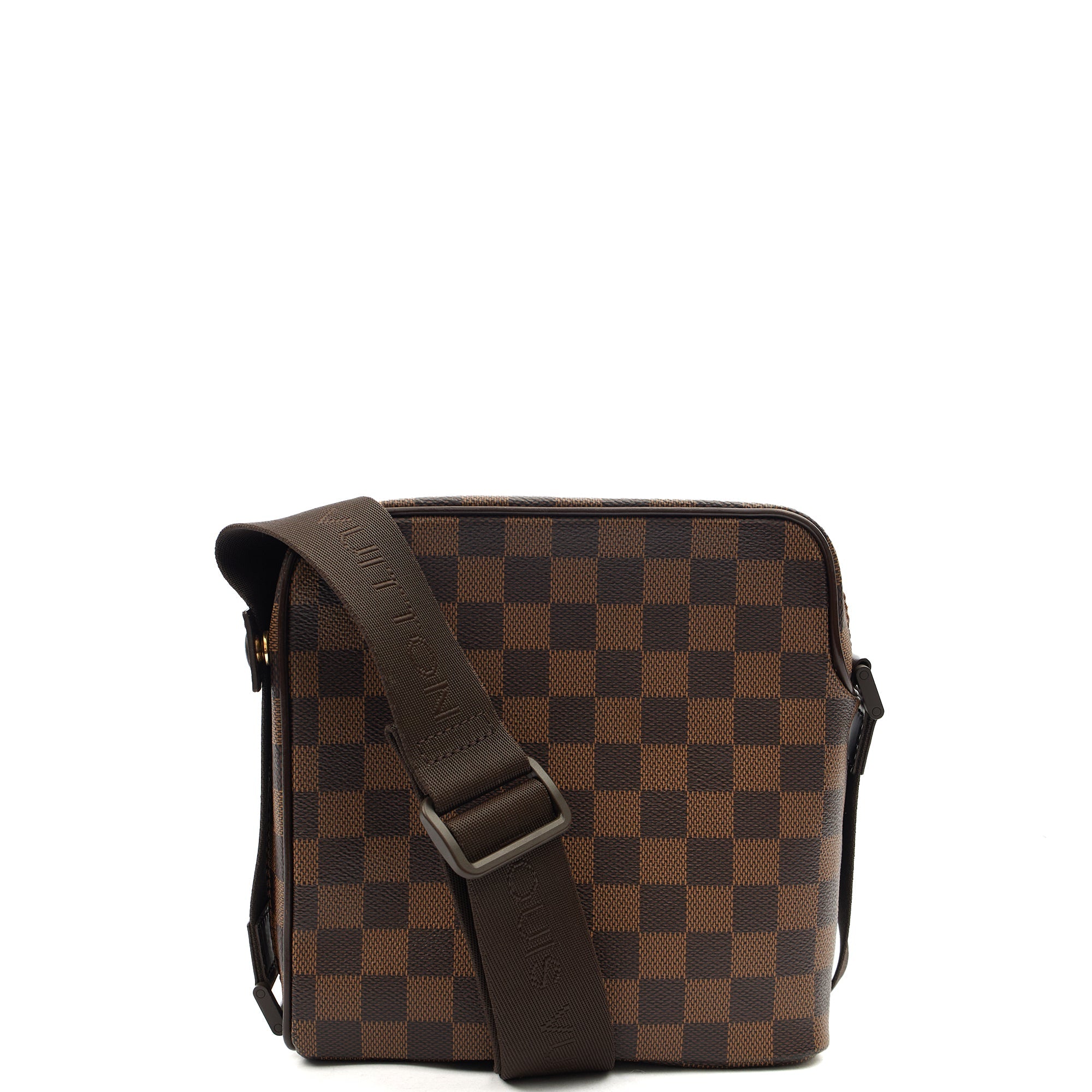 Louis Vuitton Cross Body Olaf in Damier, Canvas — Back View