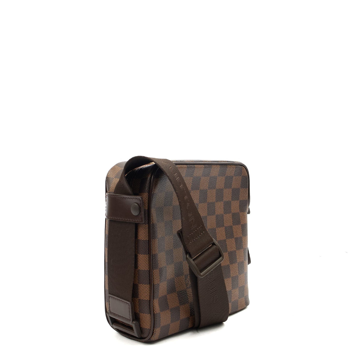 Louis Vuitton Cross Body Olaf in Damier, Canvas — Side View