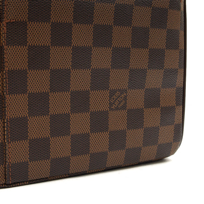Louis Vuitton Cross Body Olaf in Damier, Canvas — Lifestyle View