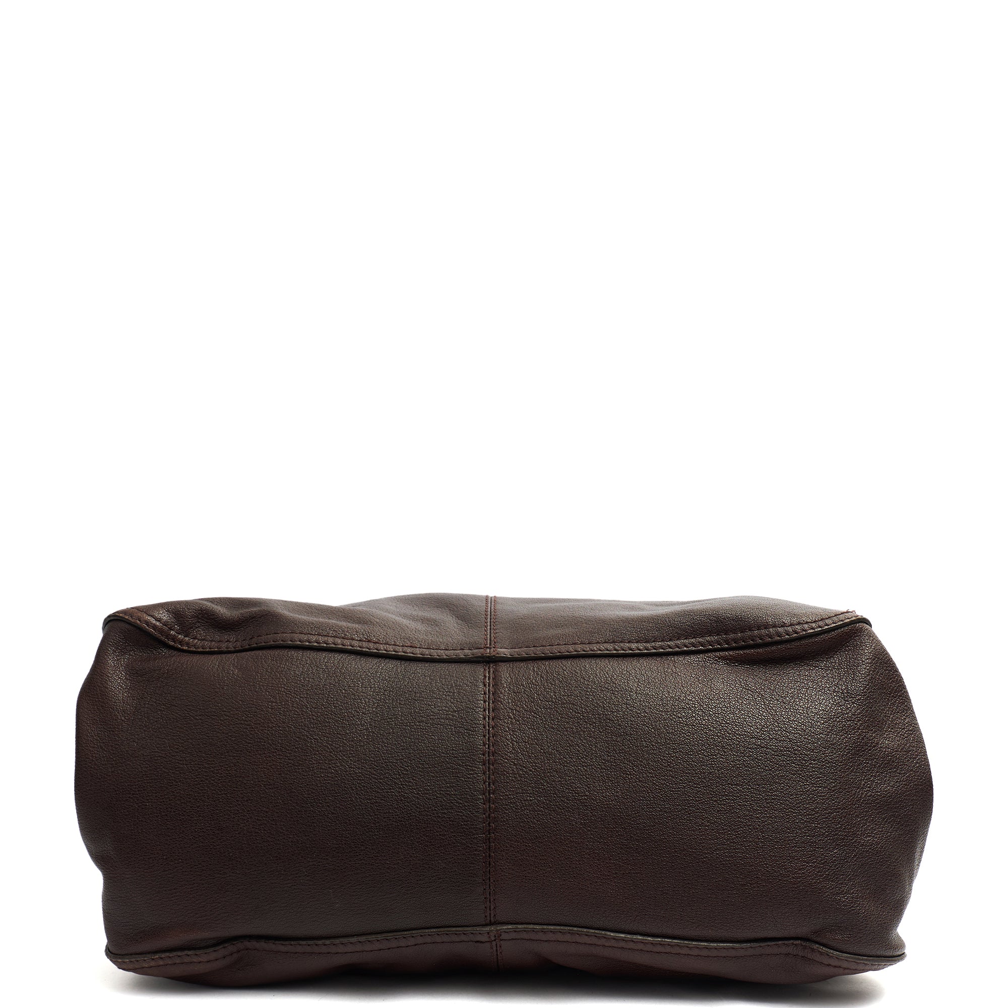 Burberry Tote Tote in Brown, Leather — Detail View