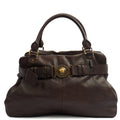Burberry Tote Tote in Brown, Leather — Front View