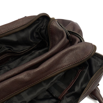 Burberry Tote Tote in Brown, Leather — Alternate View 7