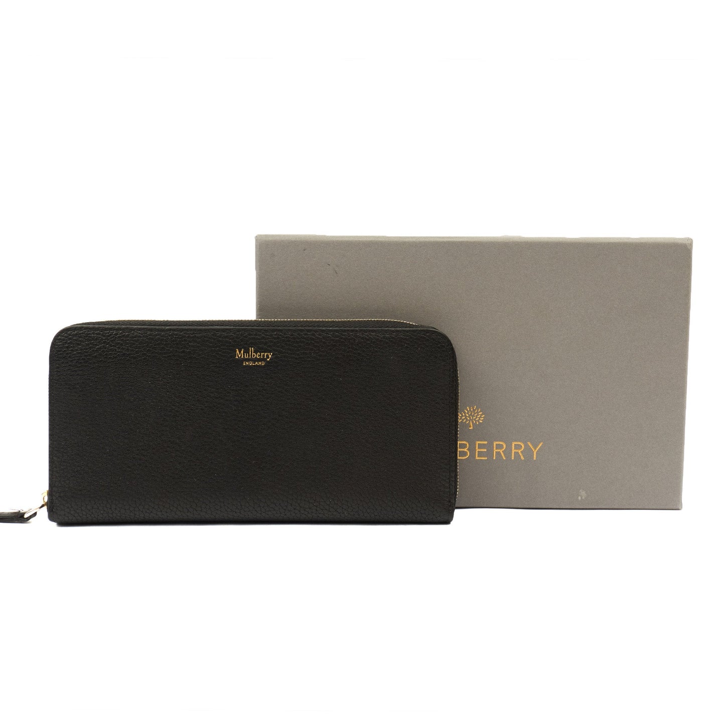 Mulberry Purse Continental Wallet  in Black, Leather — Alternate View 8