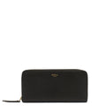 Mulberry Purse Continental Wallet  in Black, Leather — Front View