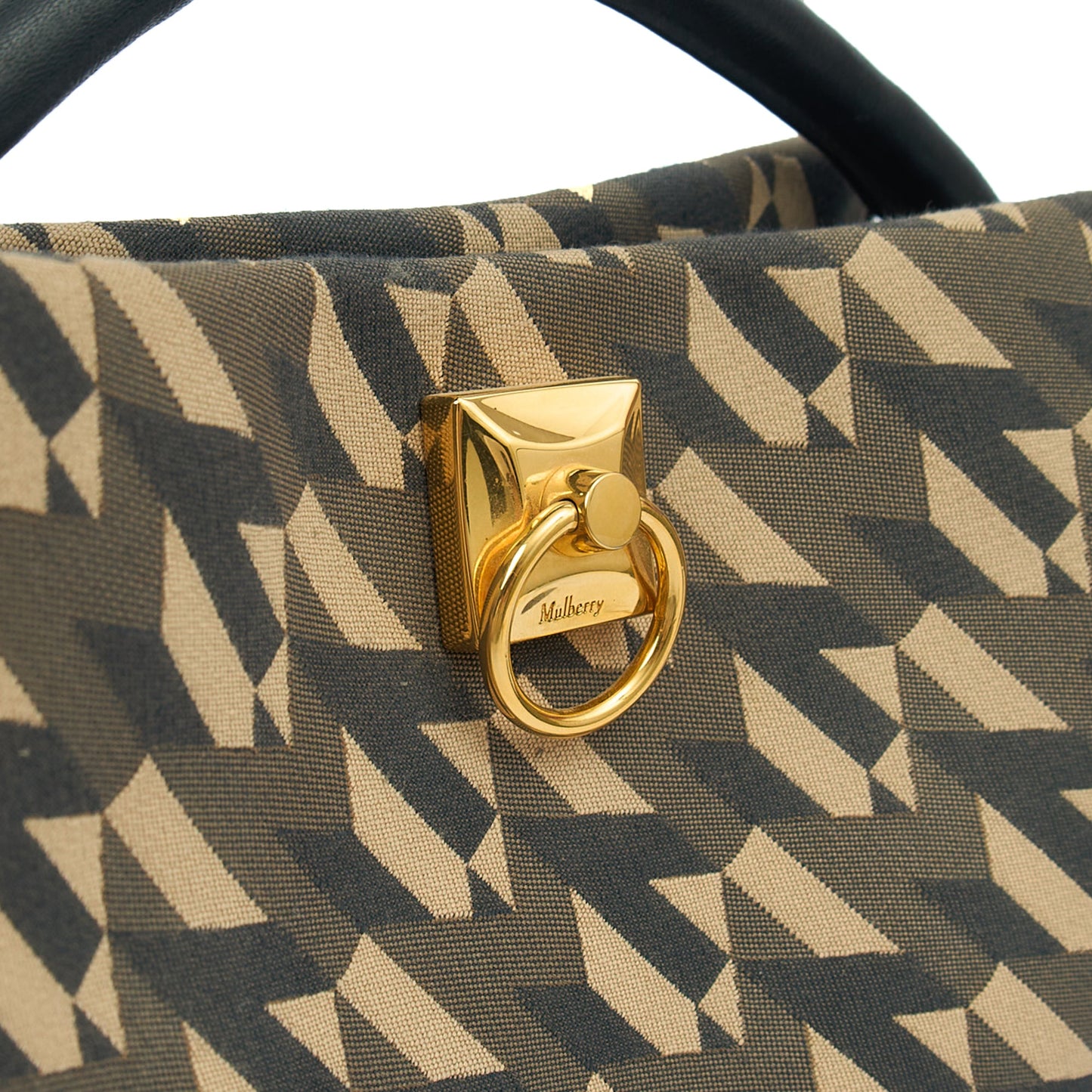 Mulberry Tote Iris - Small in Print, Canvas — Lifestyle View