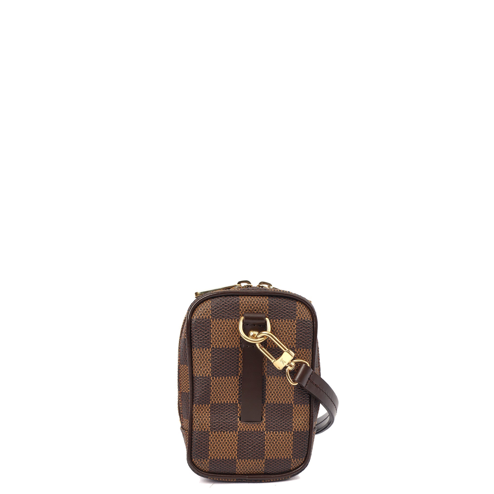 Louis Vuitton Cross Body Etui Voyage MM  in Damier, Canvas — Back View