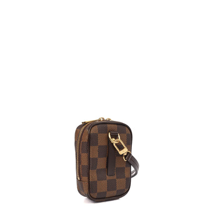 Louis Vuitton Cross Body Etui Voyage MM  in Damier, Canvas — Side View