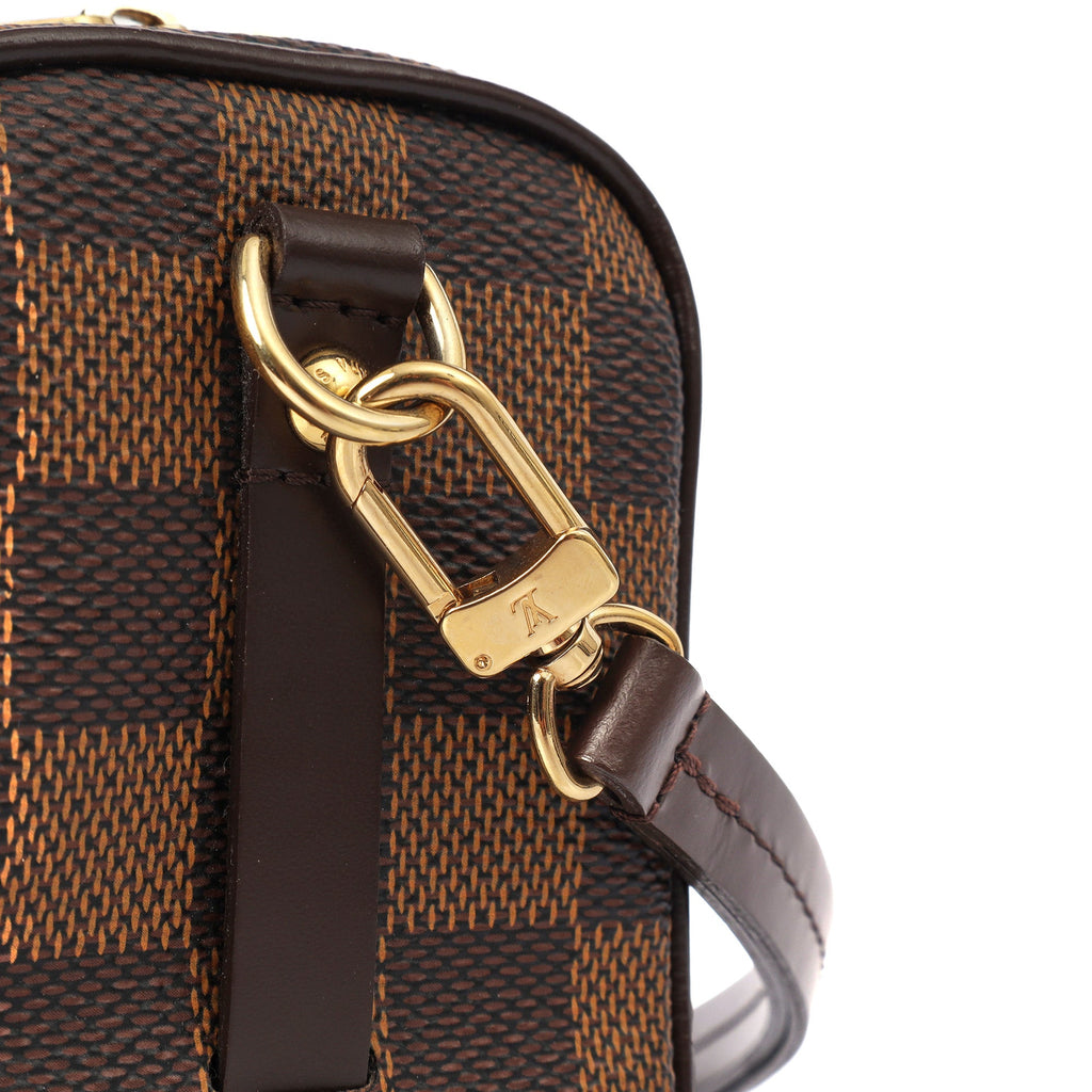 Louis Vuitton Cross Body Etui Voyage MM  in Damier, Canvas — Lifestyle View
