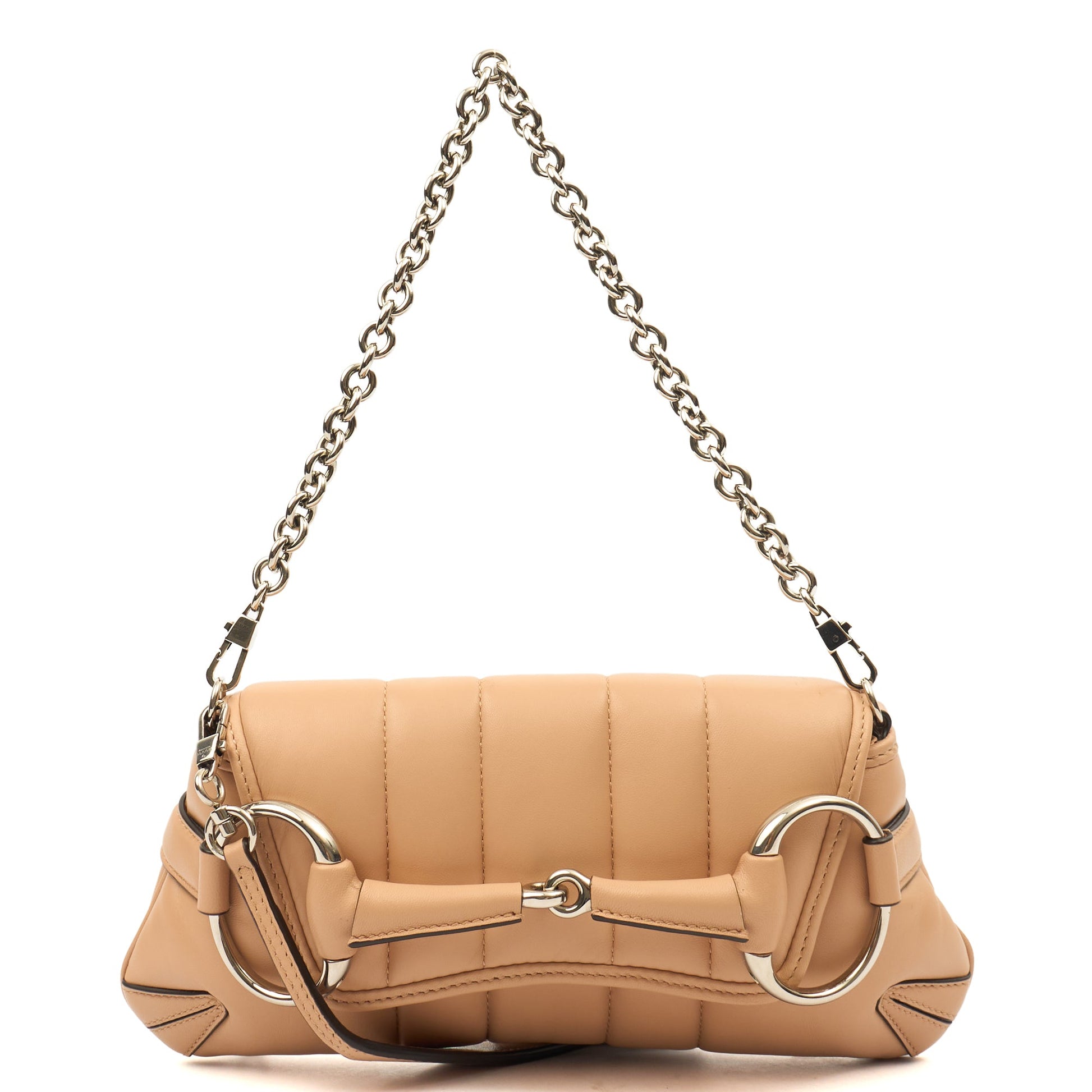 Gucci Shoulder Bag 1955 Horsebit Shoulder Bag in Pink Sand, Leather — Alternate View 14