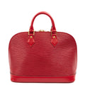 Louis Vuitton Tote Alma MM in Red, Epi Leather — Front View