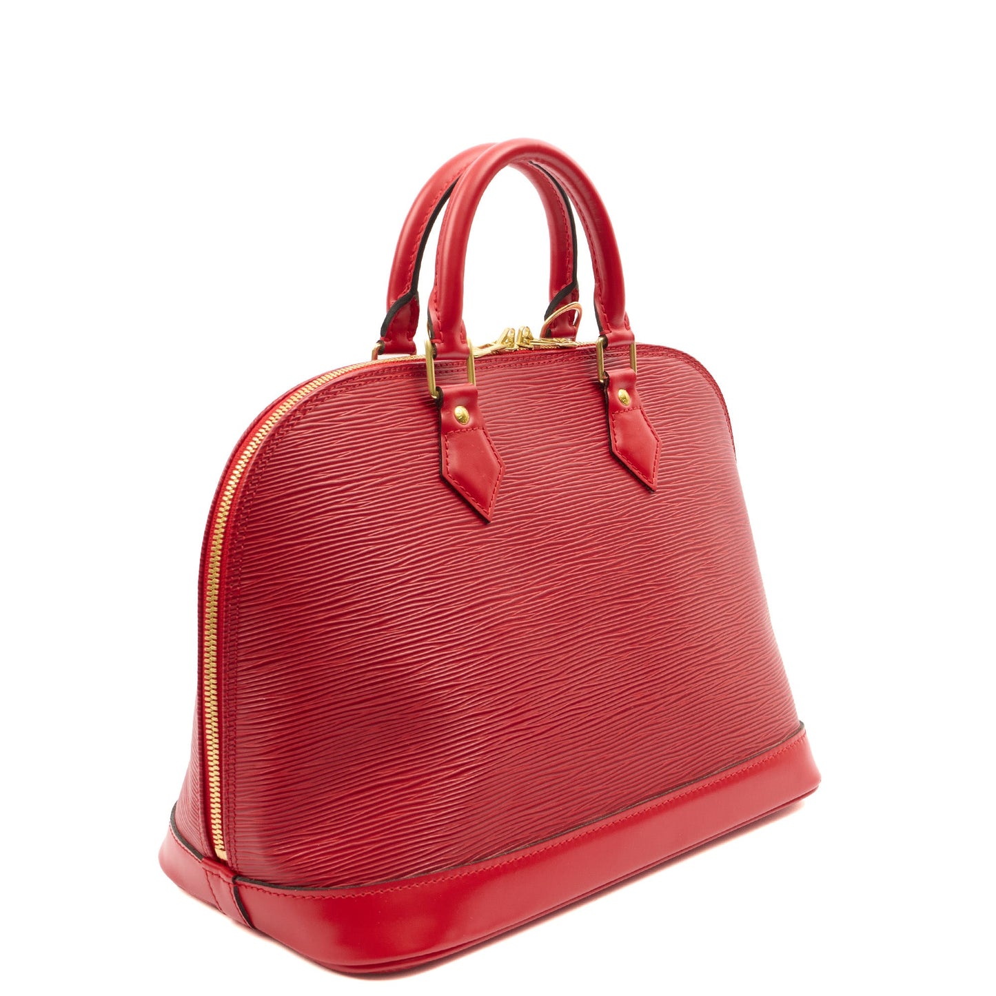 Louis Vuitton Tote Alma MM in Red, Epi Leather — Alternate View 14