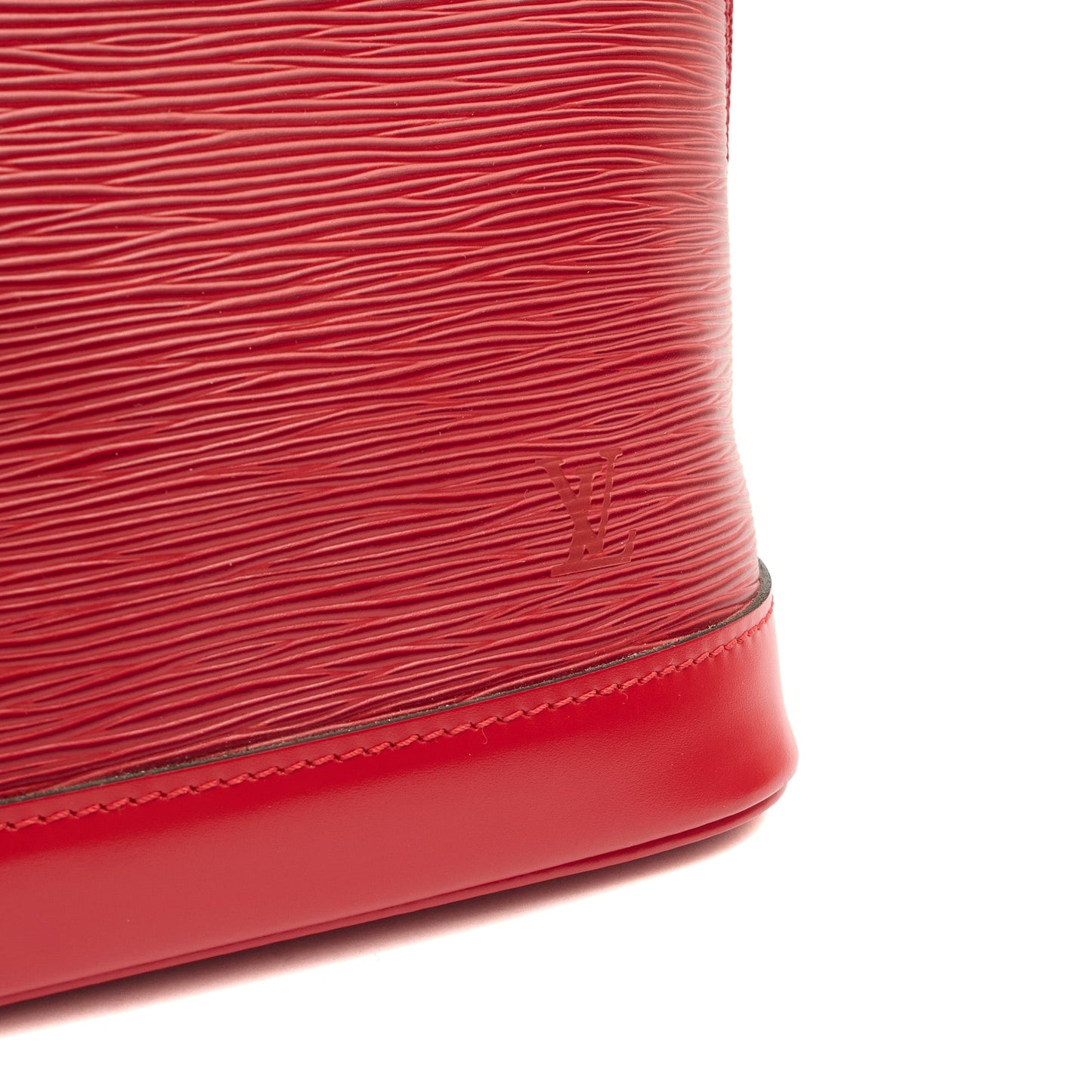 Louis Vuitton Tote Alma MM in Red, Epi Leather — Alternate View 18