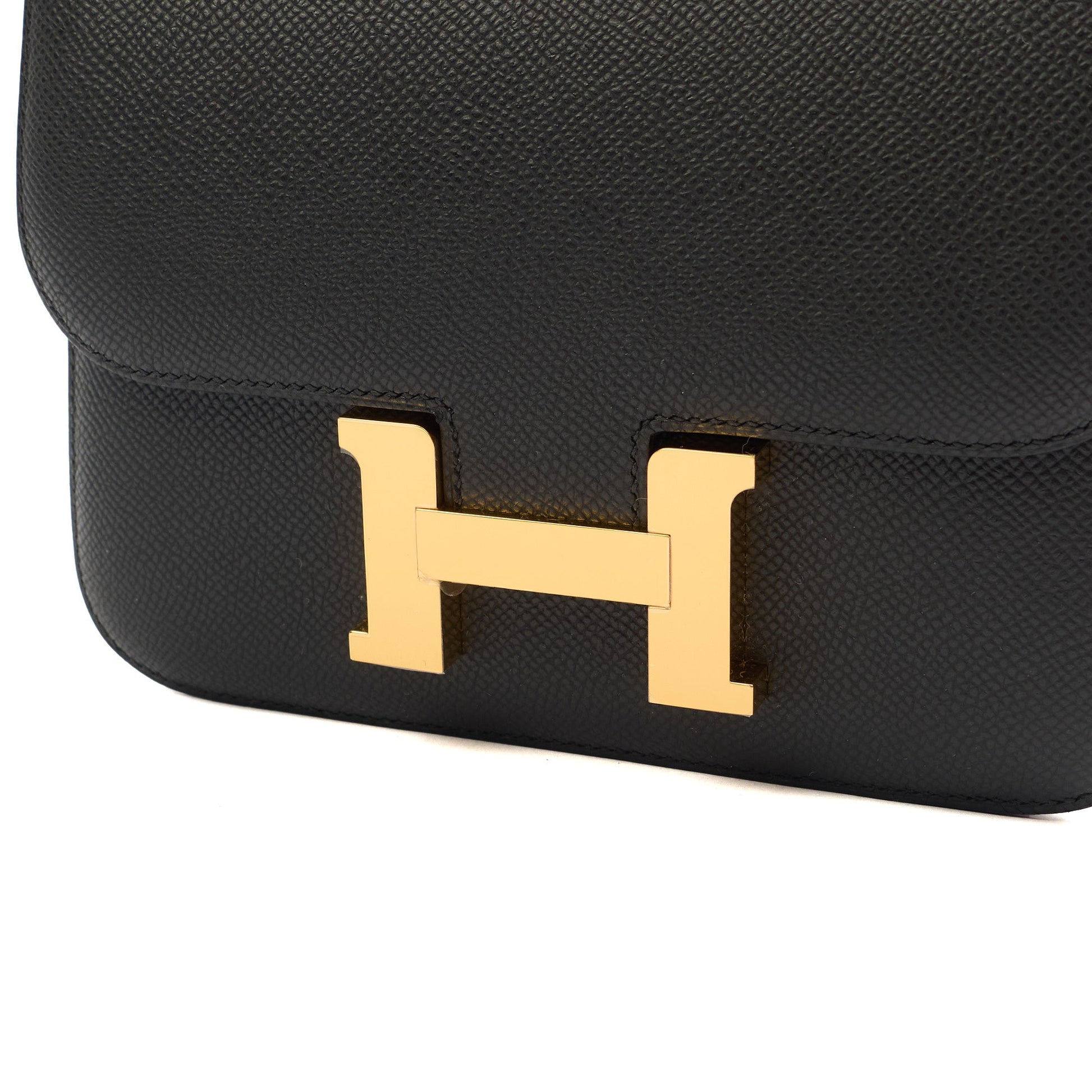 Hermes Shoulder Bag Constance 18 in Black, Epsom Leather — Alternate View 31